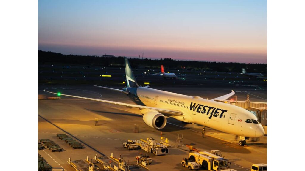 空港と飛行機の写真