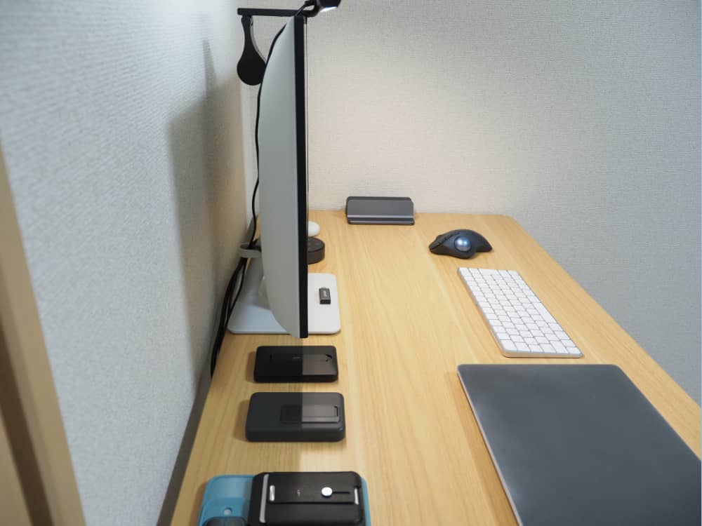 電動昇降デスク　サイド