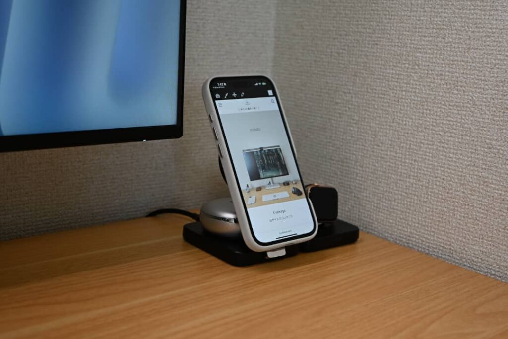 LISEN 3in1 ワイヤレス携帯充電器