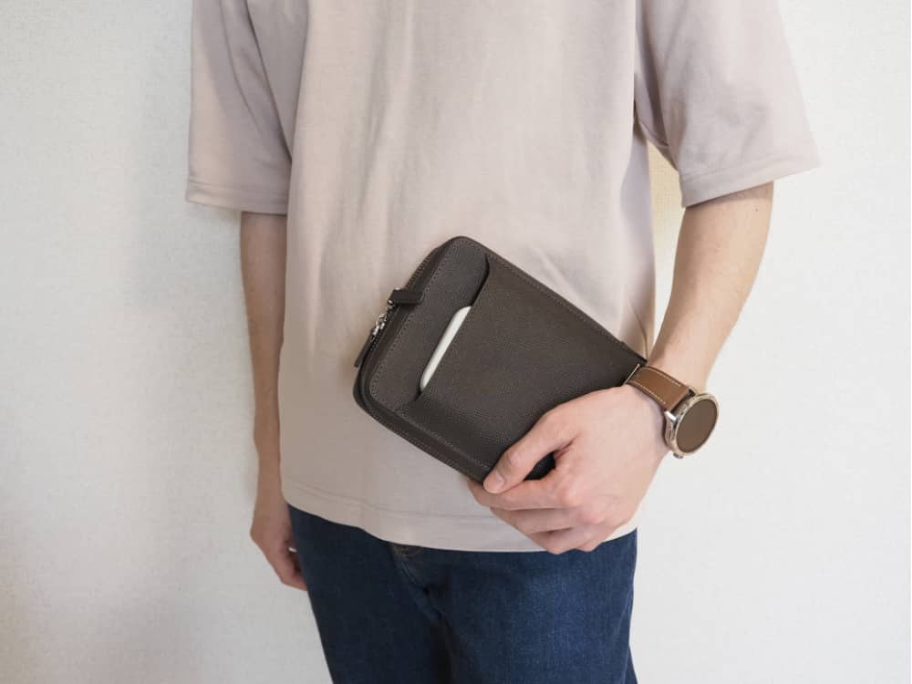 みがるスマホポーチレザー