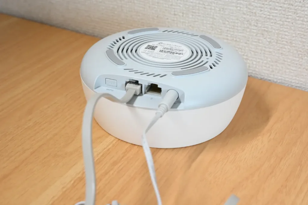 電源アダプター接続部