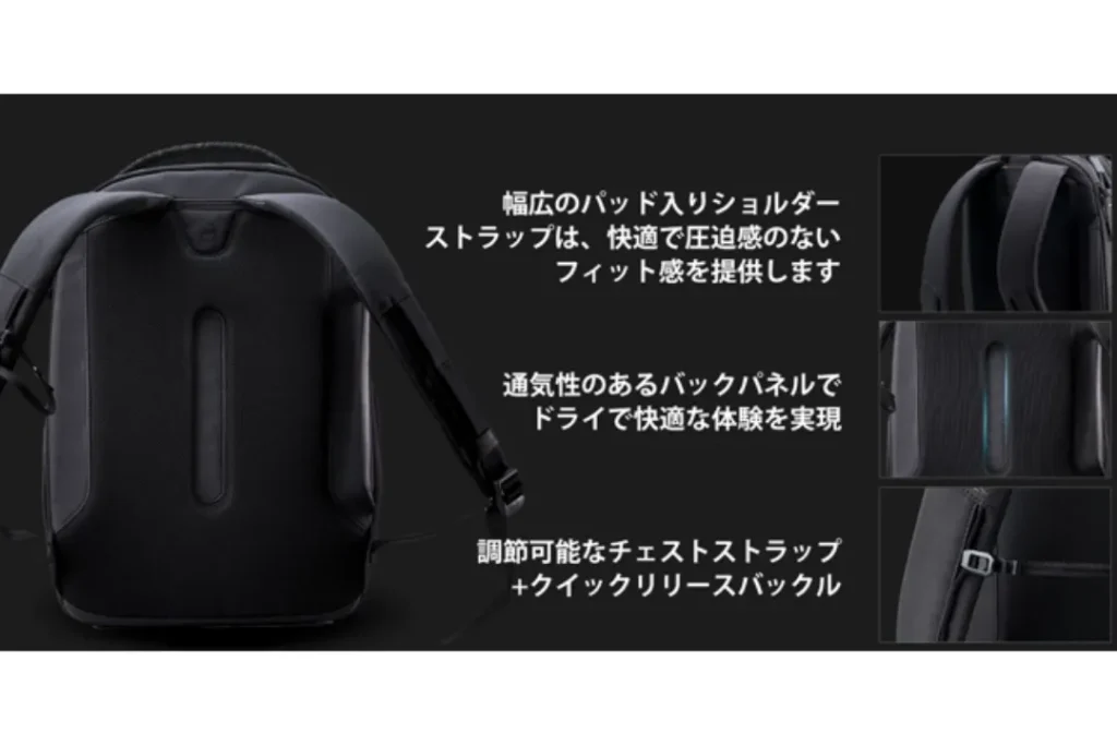 OneGo Lite バックパック 16L　機能説明