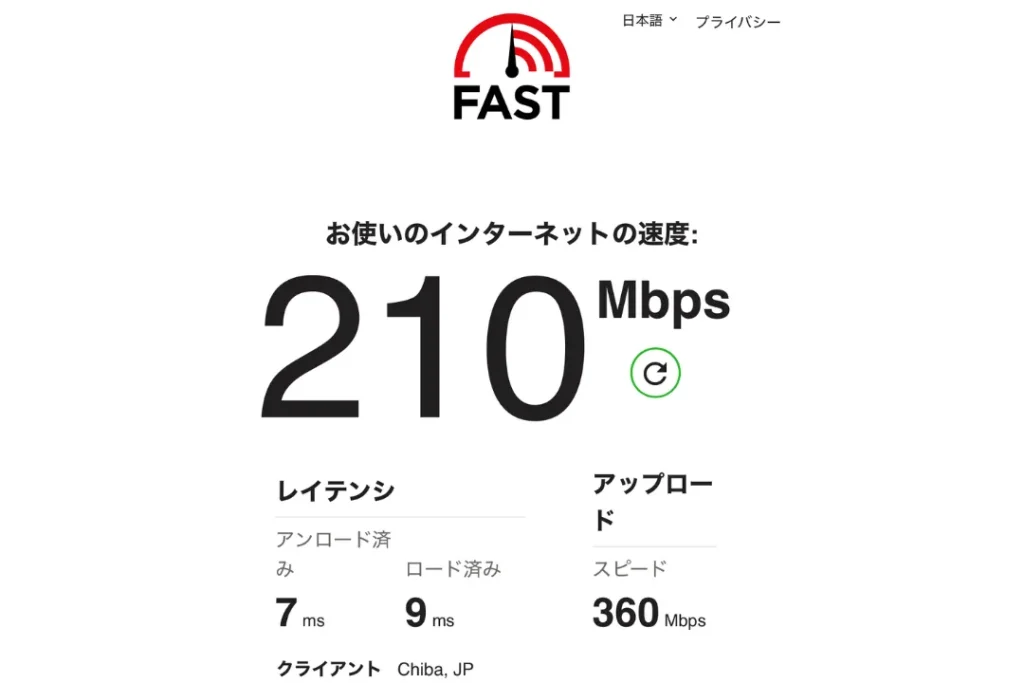 通信速度