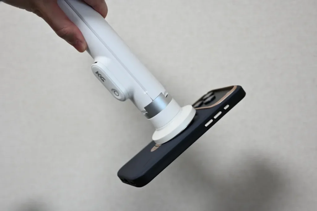 KraftGeek JustTap マグネット式スマホ三脚