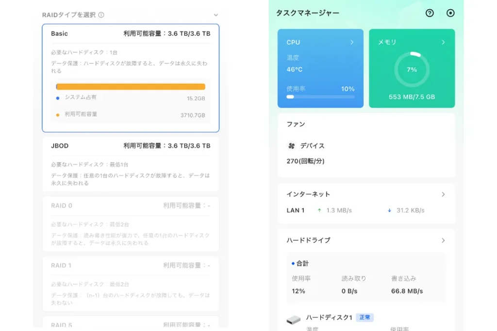 UGREEN NAS セットアップ方法