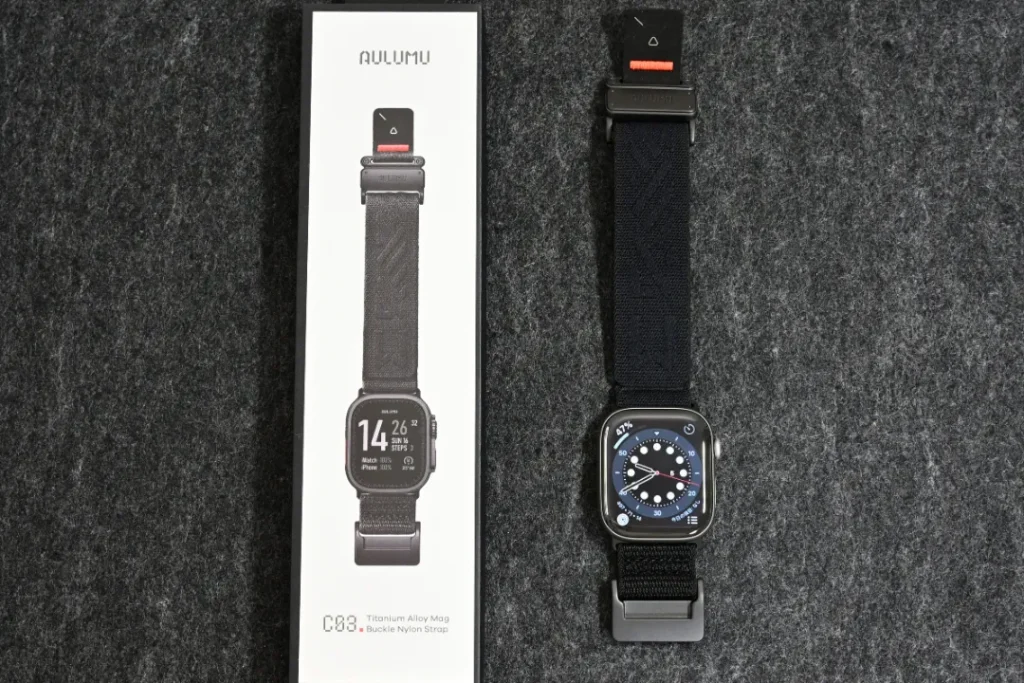 AULUMU C03 チタンマグバックルウォッチバンド