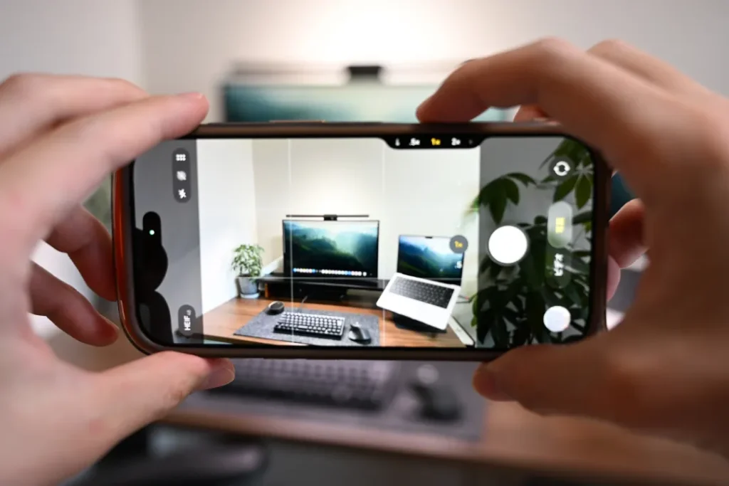 Ostand Q3 Air Proで写真撮影