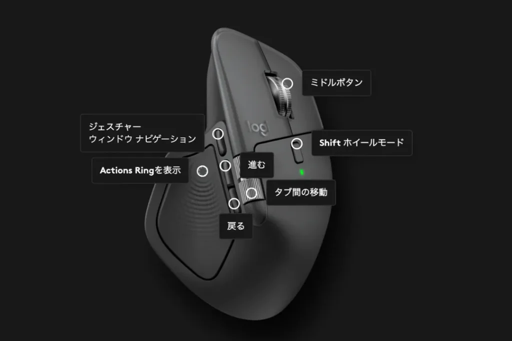 MX Master 4設定画面