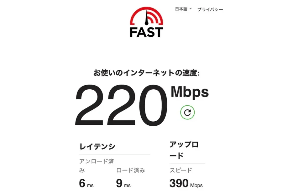 Deco BE65通信速度