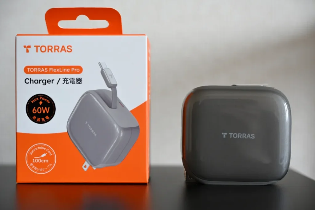 TORRAS FlexLine Pro本体と箱