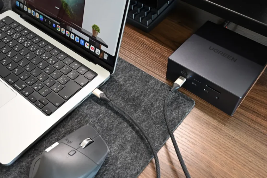 PCとドッキングステーションの接続