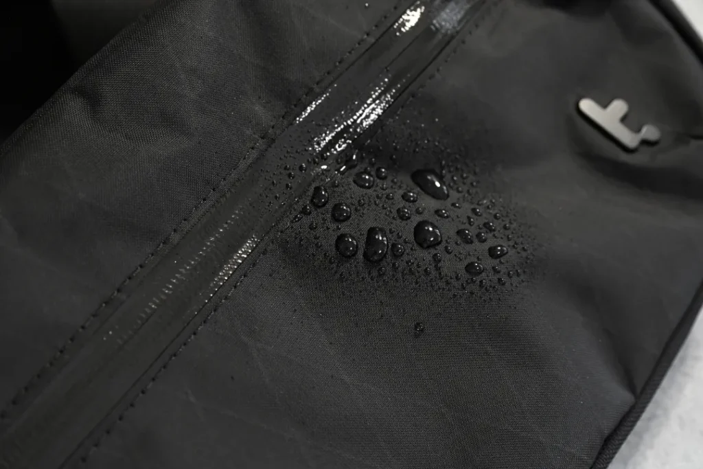 バッグの防水性能