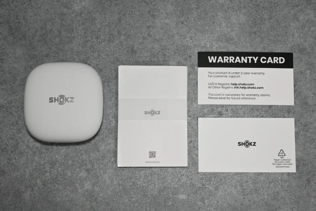 OpenFit Air 2パッケージ内容