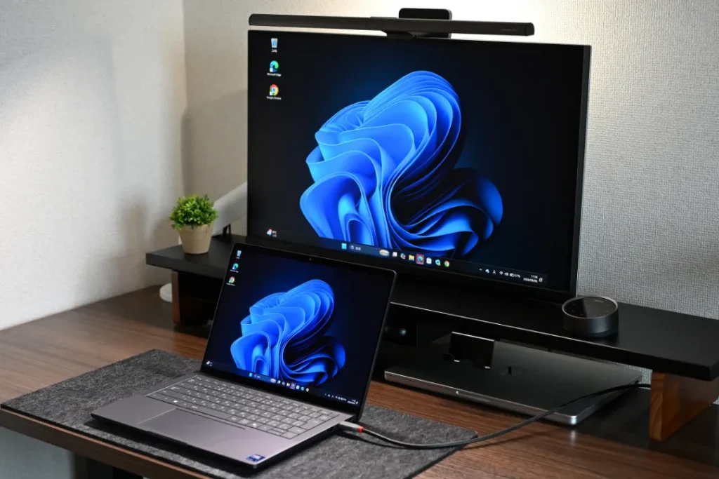 Dell Pro 13 Premiumを母艦としたデスク