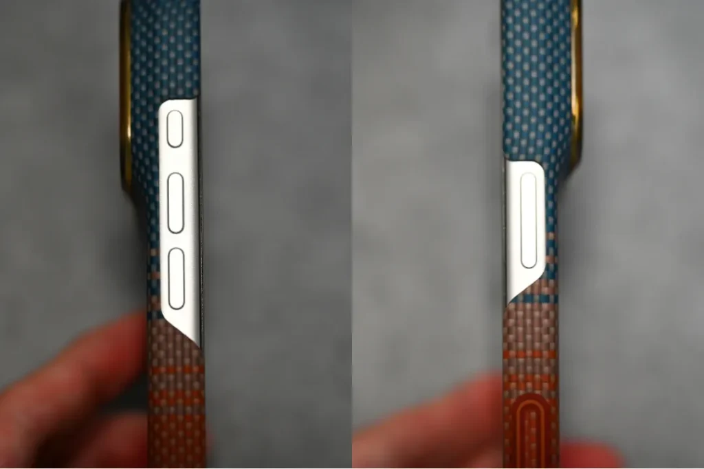 PITAKA Edge Caseの薄さ