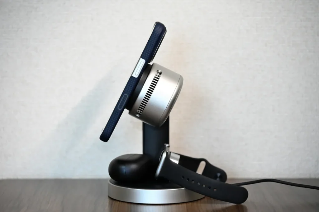 充電器の角度調節