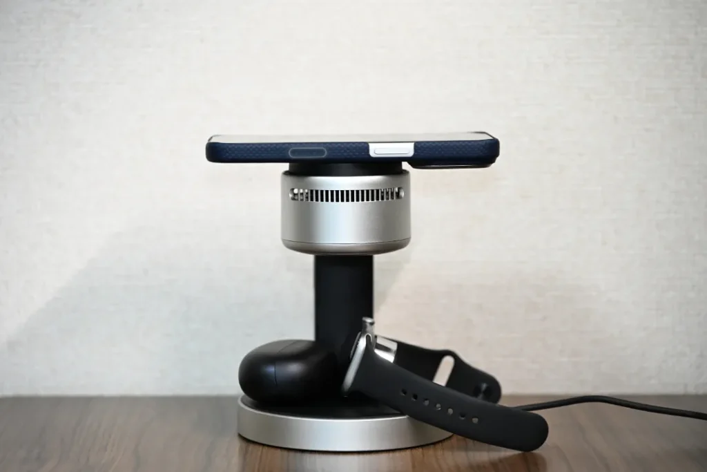 充電器の角度調節