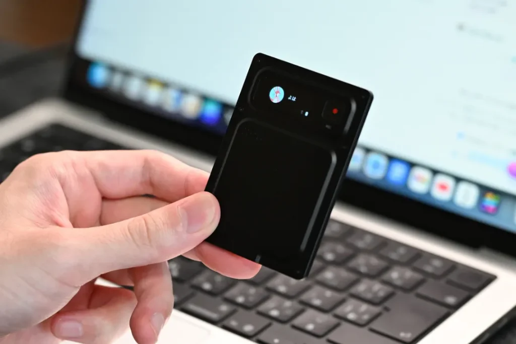 Notta Memo Proを使用中の様子